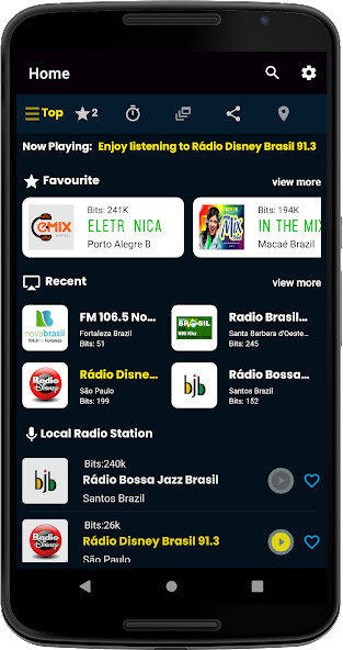 Run android online APK Radio Brazil FM online from MyAndroid or emulate Radio Brazil FM online using MyAndroid