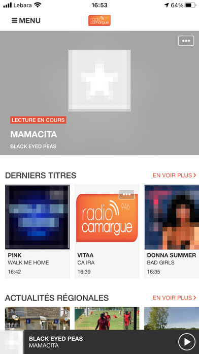 Emulate iPhone app Radio Camargue using MyAndroid Emulate iPhone app Radio Camargue using MyAndroid
