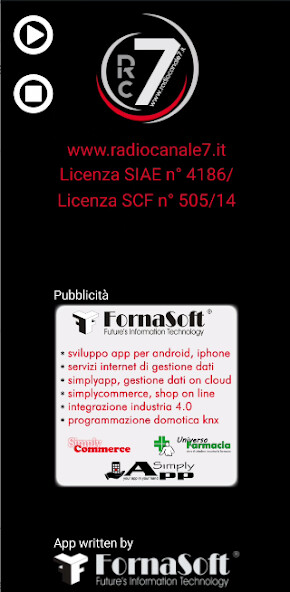 Run android online APK Radio Canale 7 from MyAndroid or emulate Radio Canale 7 using MyAndroid