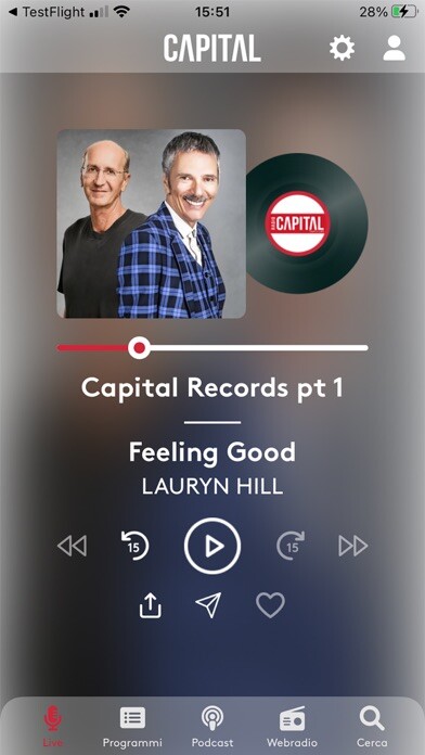 Emulate iPhone app Radio Capital using MyAndroid