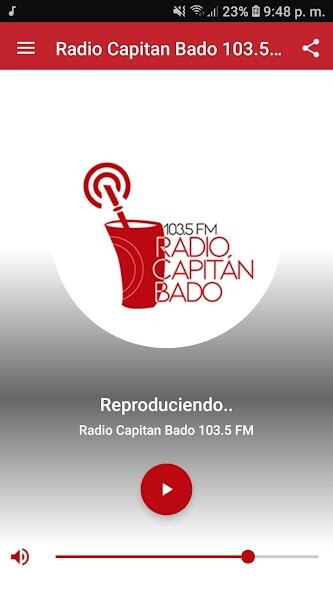 Run android online APK Radio Capitan Bado 103.5 FM from MyAndroid or emulate Radio Capitan Bado 103.5 FM using MyAndroid
