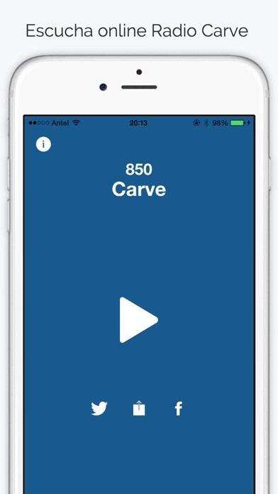 Emulate iPhone app Radio Carve using MyAndroid