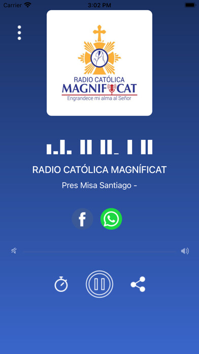 Emulate iPhone app RADIO CATÓLICA MAGNÍFICAT using MyAndroid