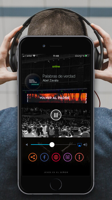 Emulate iPhone app Radio Centro Cristiano using MyAndroid Emulate iPhone app Radio Centro Cristiano using MyAndroid