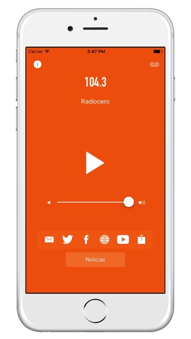 Emulate iPhone app Radiocero using MyAndroid Emulate iPhone app Radiocero using MyAndroid