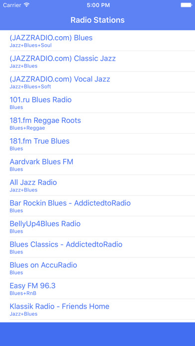 Emulate iPhone app Radio Channel Blues FM Online Streaming using MyAndroid Emulate iPhone app Radio Channel Blues FM Online Streaming using MyAndroid