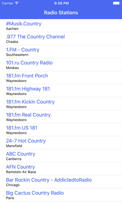 Emulate iPhone app Radio Channel Country FM Online Streaming using MyAndroid Emulate iPhone app Radio Channel Country FM Online Streaming using MyAndroid