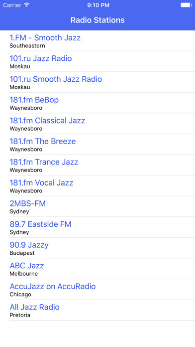 Emulate iPhone app Radio Channel Jazz FM Online Streaming using MyAndroid Emulate iPhone app Radio Channel Jazz FM Online Streaming using MyAndroid