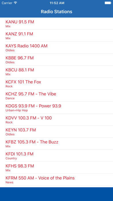 Emulate iPhone app Radio Channel Kansas FM Online Streaming using MyAndroid Emulate iPhone app Radio Channel Kansas FM Online Streaming using MyAndroid