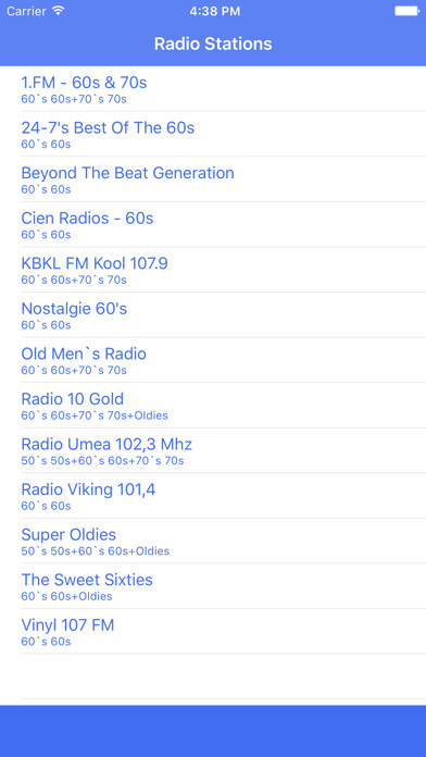 Emulate iPhone app Radio Channel Sixties FM Online Streaming using MyAndroid Emulate iPhone app Radio Channel Sixties FM Online Streaming using MyAndroid