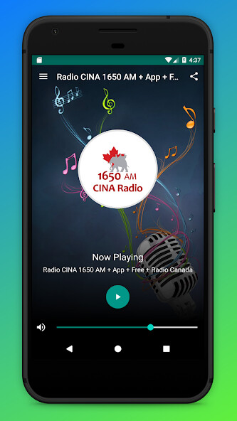 Run android online APK Radio CINA 1650 AM App Canada from MyAndroid or emulate Radio CINA 1650 AM App Canada using MyAndroid