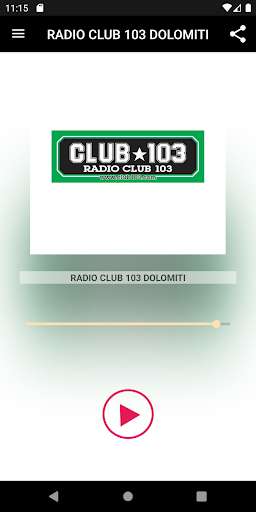 Run android online APK RADIO CLUB 103 DOLOMITI from MyAndroid or emulate RADIO CLUB 103 DOLOMITI using MyAndroid