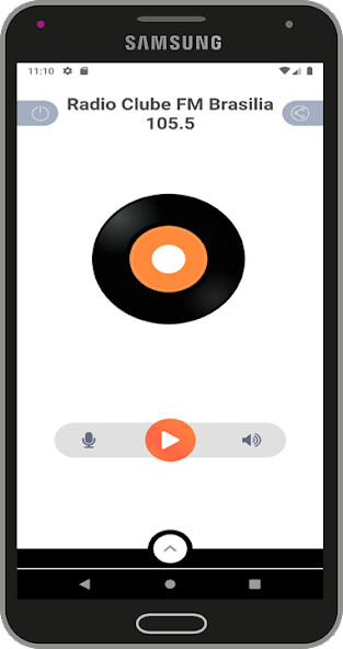 Run android online APK Radio Clube FM Brasilia 105.5  from MyAndroid or emulate Radio Clube FM Brasilia 105.5  using MyAndroid