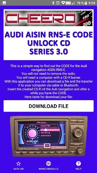 Run android online APK RADIO CODE for AUDI AISIN RNSE from MyAndroid or emulate RADIO CODE for AUDI AISIN RNSE using MyAndroid Run android online APK RADIO CODE for AUDI AISIN RNSE from MyAndroid or emulate RADIO CODE for AUDI AISIN RNSE using MyAndroid