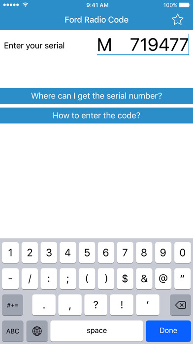 Emulate iPhone app Radio Code for Ford M using MyAndroid Emulate iPhone app Radio Code for Ford M using MyAndroid