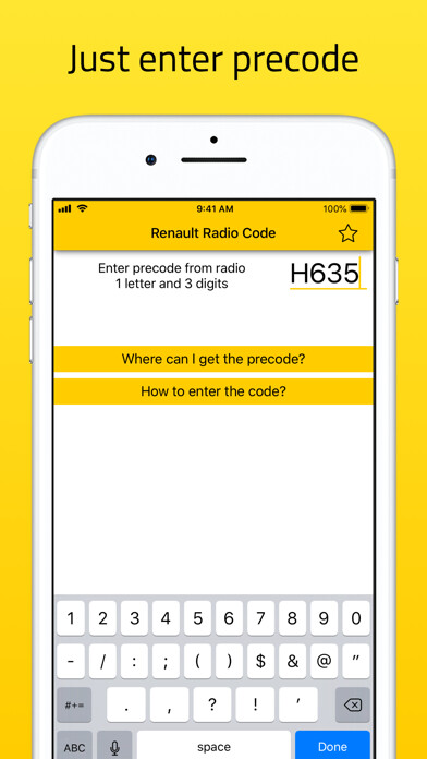 Emulate iPhone app Radio Code for Renault Stereo using MyAndroid Emulate iPhone app Radio Code for Renault Stereo using MyAndroid