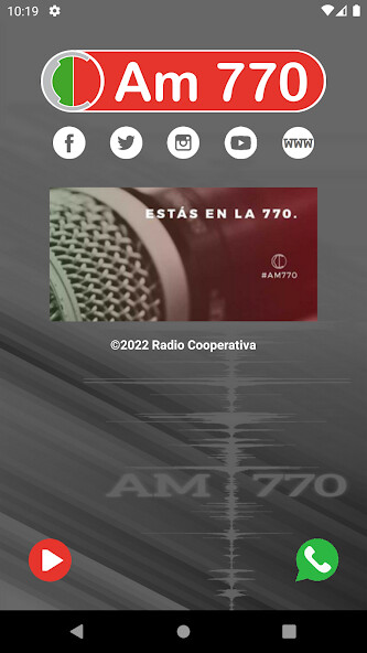 Run android online APK Radio Cooperativa AM770 from MyAndroid or emulate Radio Cooperativa AM770 using MyAndroid