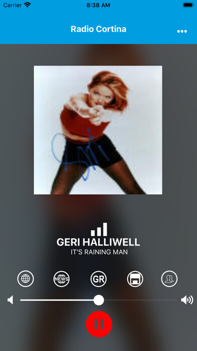 Emulate iPhone app Radio Cortina using MyAndroid