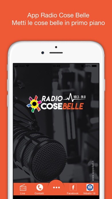 Emulate iPhone app Radio Cose Belle using MyAndroid Emulate iPhone app Radio Cose Belle using MyAndroid