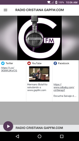 Emulate Android APK RADIO CRISTIANA GAPFM.COM Emulate Android APK RADIO CRISTIANA GAPFM.COM