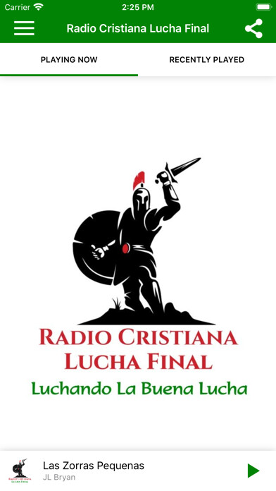 Emulate iPhone app Radio Cristiana Lucha Final using MyAndroid Emulate iPhone app Radio Cristiana Lucha Final using MyAndroid