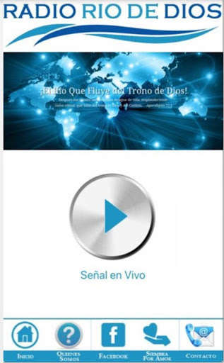 Run android online APK Radio Cristiana Rio De Dios from MyAndroid or emulate Radio Cristiana Rio De Dios using MyAndroid