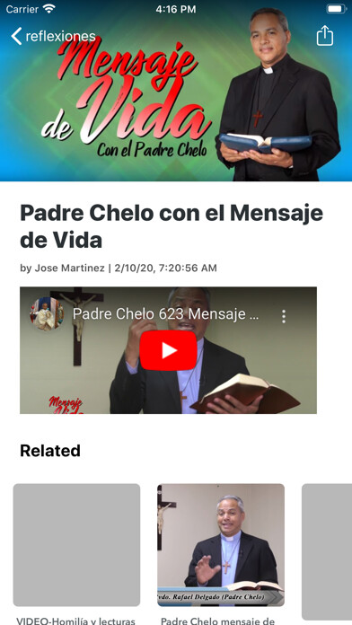 Emulate iPhone app Radio Cristo using MyAndroid