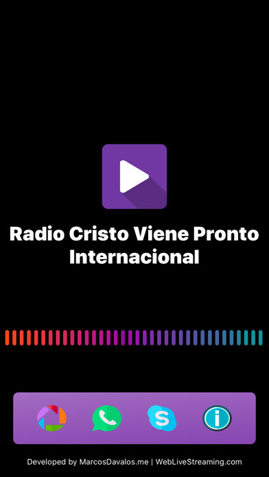 Emulate iPhone app Radio Cristo Viene Pronto using MyAndroid Emulate iPhone app Radio Cristo Viene Pronto using MyAndroid