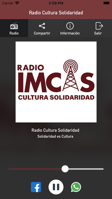 Emulate iPhone app Radio Cultura Solidaridad using MyAndroid Emulate iPhone app Radio Cultura Solidaridad using MyAndroid
