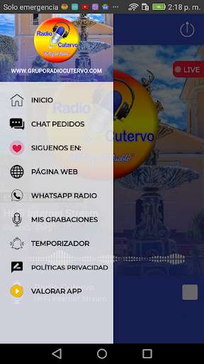 Run android online APK RADIO CUTERVO LA VOZ DEL PUEBLO from MyAndroid or emulate RADIO CUTERVO LA VOZ DEL PUEBLO using MyAndroid Run android online APK RADIO CUTERVO LA VOZ DEL PUEBLO from MyAndroid or emulate RADIO CUTERVO LA VOZ DEL PUEBLO using MyAndroid
