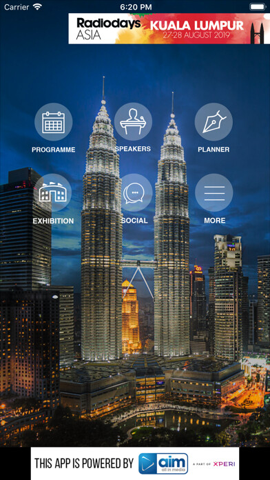 Emulate iPhone app Radiodays Asia using MyAndroid