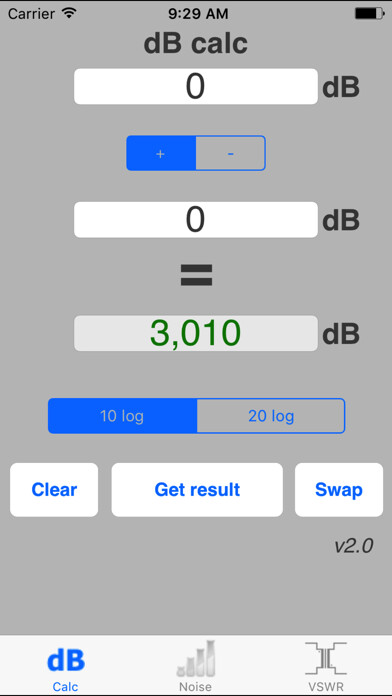 Emulate iPhone app Radio & dB Calc using MyAndroid Emulate iPhone app Radio & dB Calc using MyAndroid