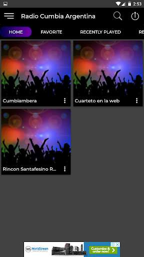 Run android online APK Radio De Cumbia Argentina Online from MyAndroid or emulate Radio De Cumbia Argentina Online using MyAndroid