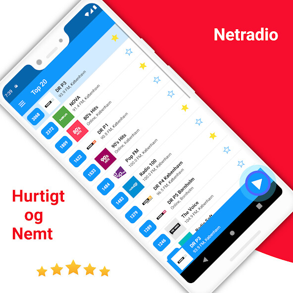 Run android online APK Radio Denmark: Webradio  DAB from MyAndroid or emulate Radio Denmark: Webradio  DAB using MyAndroid