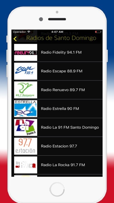 Emulate iPhone app Radio Dominican Republic FM - Live Stations Online using MyAndroid