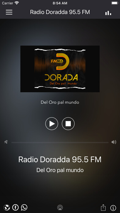 Emulate iPhone app Radio Dorada 95.5 FM using MyAndroid Emulate iPhone app Radio Dorada 95.5 FM using MyAndroid