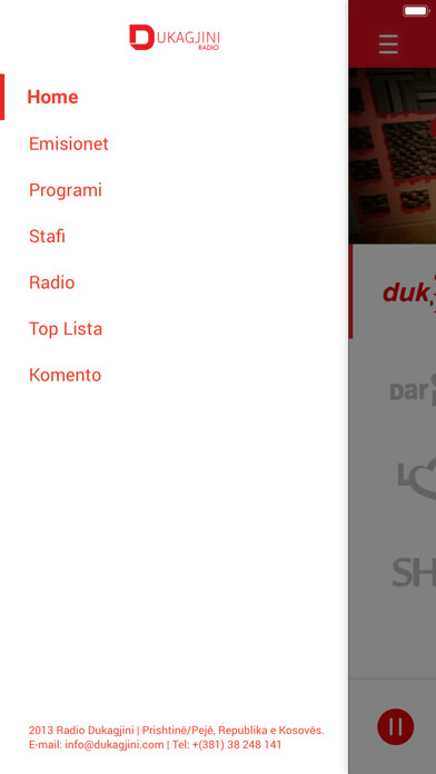 Emulate iPhone app Radio Dukagjini using MyAndroid Emulate iPhone app Radio Dukagjini using MyAndroid