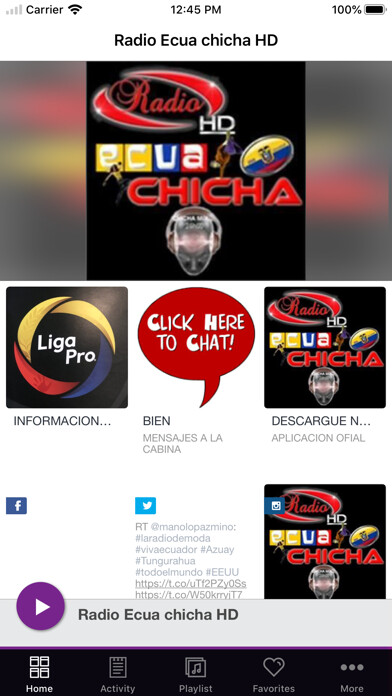 Emulate iPhone app Radio Ecua chicha HD using MyAndroid Emulate iPhone app Radio Ecua chicha HD using MyAndroid