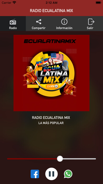 Emulate iPhone app RADIO ECUALATINA MIX using MyAndroid Emulate iPhone app RADIO ECUALATINA MIX using MyAndroid