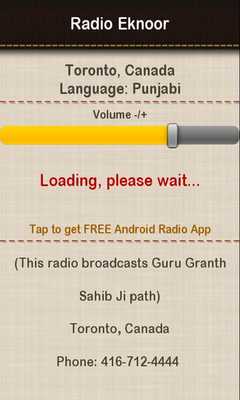 Emulate Android APK Radio Eknoor