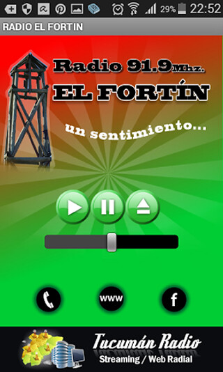 Run android online APK Radio El Fortin from MyAndroid or emulate Radio El Fortin using MyAndroid