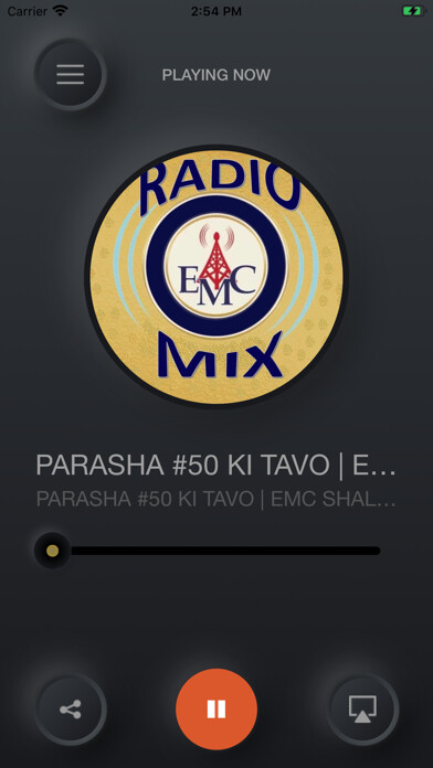 Emulate iPhone app Radio EMC Mix using MyAndroid
