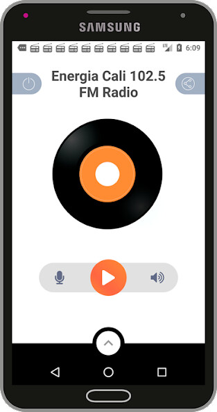Run android online APK Radio Energia Cali 102.5 App from MyAndroid or emulate Radio Energia Cali 102.5 App using MyAndroid