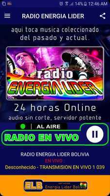 Emulate Android APK Radio Energia Lider