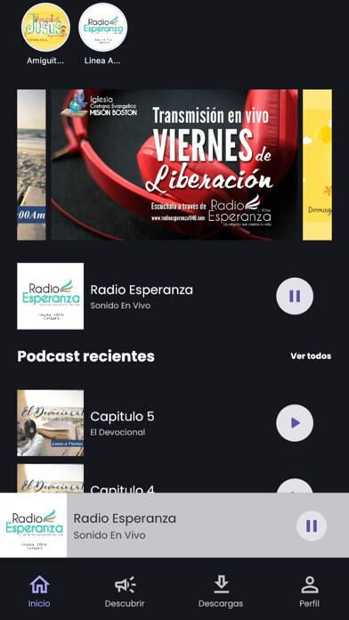 Emulate iPhone app Radio Esperanza 1140am Oficial using MyAndroid Emulate iPhone app Radio Esperanza 1140am Oficial using MyAndroid