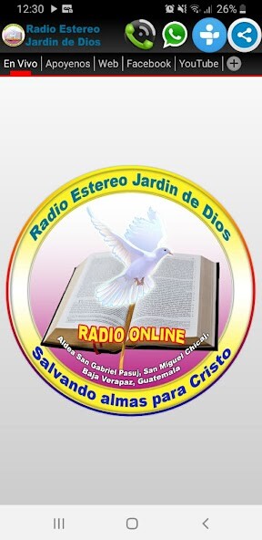 Run android online APK Radio Estereo Jardín de Dios from MyAndroid or emulate Radio Estereo Jardín de Dios using MyAndroid Run android online APK Radio Estereo Jardín de Dios from MyAndroid or emulate Radio Estereo Jardín de Dios using MyAndroid