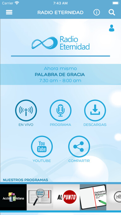 Emulate iPhone app Radio Eternidad using MyAndroid Emulate iPhone app Radio Eternidad using MyAndroid