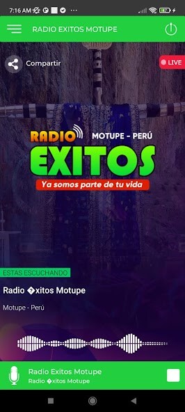 Run android online APK Radio Exitos Motupe from MyAndroid or emulate Radio Exitos Motupe using MyAndroid
