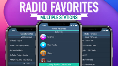 Emulate iPhone app Radio Favorites using MyAndroid