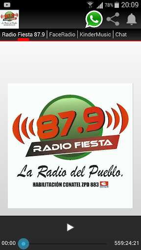 Run android online APK Radio Fiesta 87.9 from MyAndroid or emulate Radio Fiesta 87.9 using MyAndroid